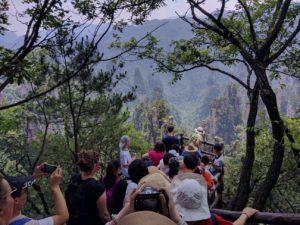 Plethora of crowds at Zhangjiajie